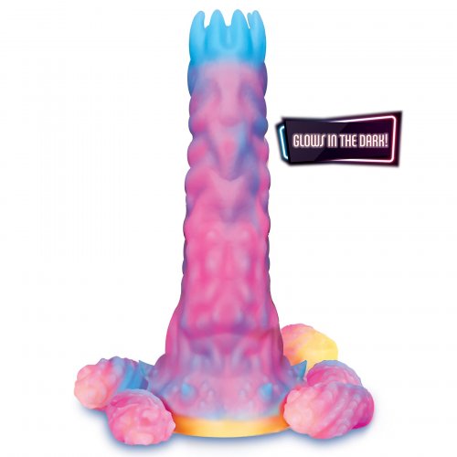 Alien Nation Glovopositor Glow In The Dark Fantasy Dildo with Eggs  