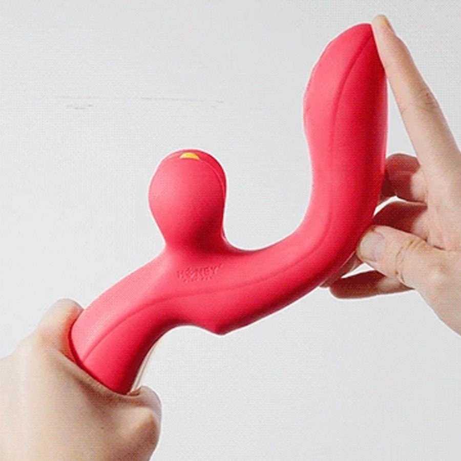 kinky sex toys for women Trilux Kinky Finger Rabbit Vibrator with Anal Beads