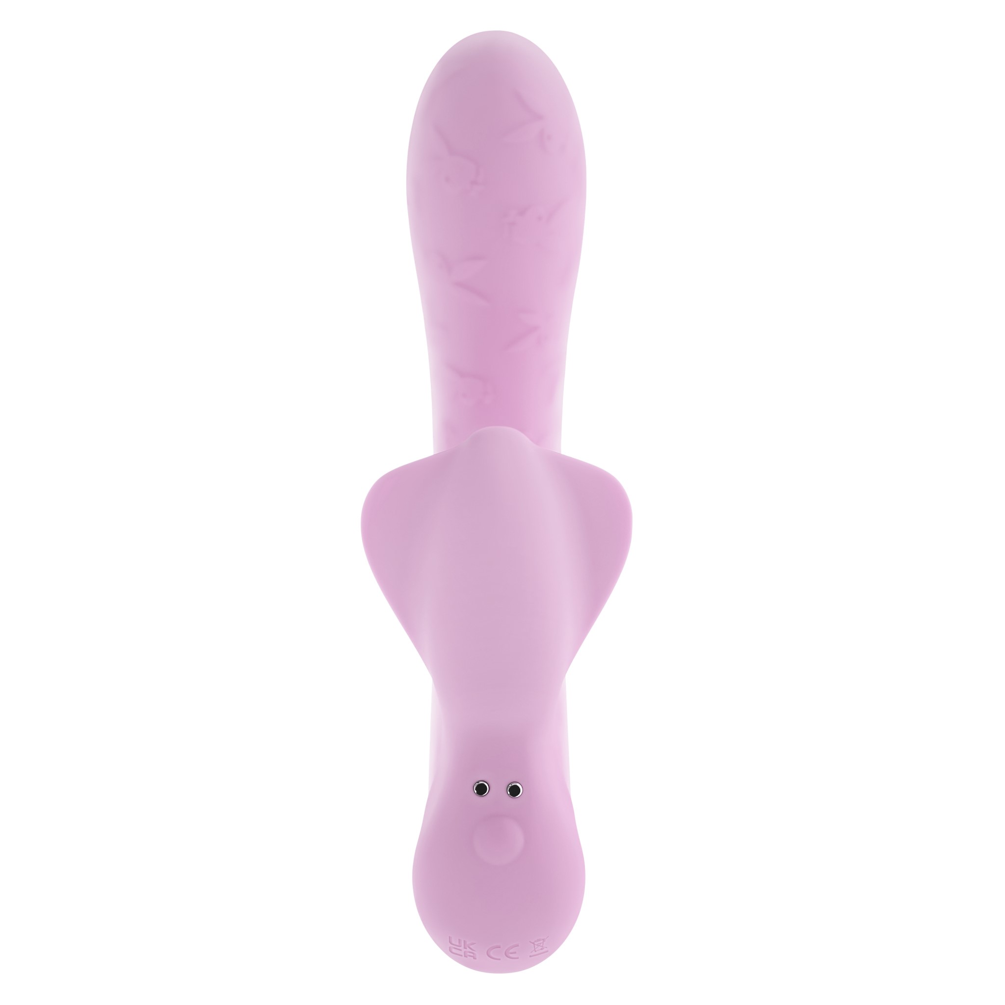 pink vibrating heart emoji Princess Petite Pleaser Silicone Rechargeable Dual Action Vibrator, 7.5