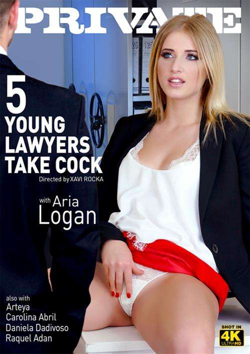 5 Young Lawyers Take Cock Image