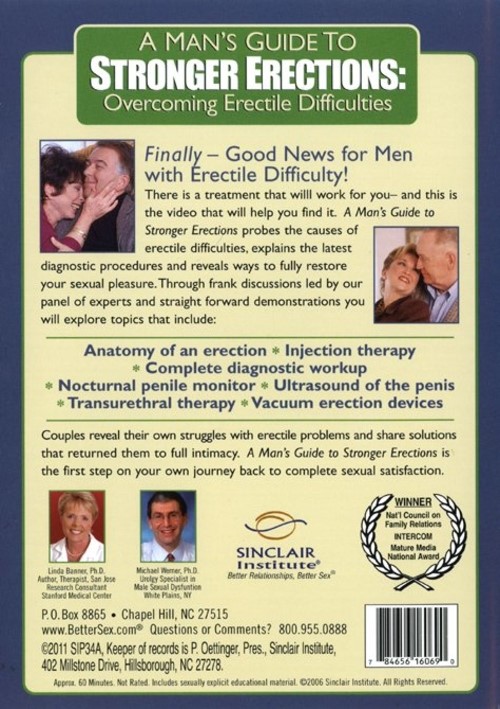 A Man's Guide To Stronger Erections: Overcoming Erectile Difficulties