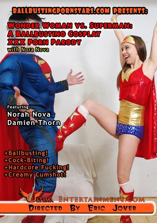 Wonder Woman Vs. Superman - A Ball Busting Porn Parody Image