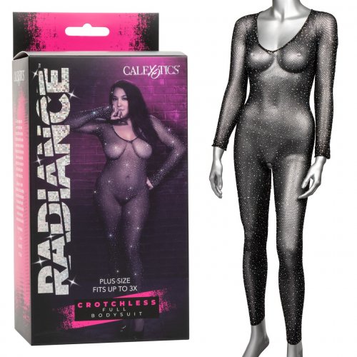 Radiance Plus Size Crotchless Full Body Suit Sex Toy Hotmovies