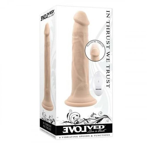 Evolved In Thrust We Trust 9 5 Thrusting Remote Controlled Dildo Light Sex Toy Hotmovies