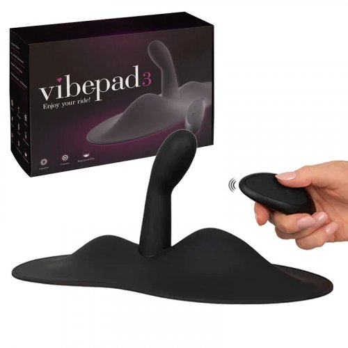 VibePad 3 Remote Controlled Grinding Pad with Curved Dildo Sex Toy |  GameLink