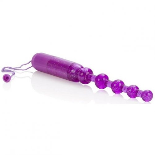 Waterproof Vibrating Pleasure Beads Purple Sex Toys
