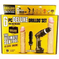 Drilldo 6 Piece Deluxe Starter Set Sex Toy Drilldo 6 Piece Deluxe Starter Set Sex Toy