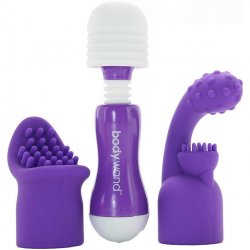 Bodywand Rechargeable Mini Massager With Attachments - Purple Bodywand Rechargeable Mini Massager With Attachments - Purple Boxcover