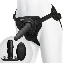 Vac-U-Lock - Ripple Vibrating Silicone Pleasure Set - Black Vac-U-Lock - Ripple Vibrating Silicone Pleasure Set - Black Boxcover