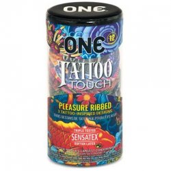 One: Tattoo Touch Condoms - 12pk One: Tattoo Touch Condoms - 12pk Boxcover