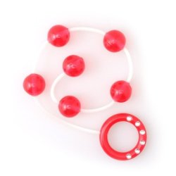 My First Anal Beads - Red Sex Toy My First Anal Beads - Red Sex Toy