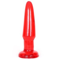 Basix 3.5" Beginner's Butt Plug - Red Basix 3.5" Beginner's Butt Plug - Red Boxcover