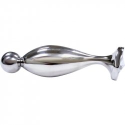 Rouge Fish Tail Plug - Medium - Stainless Steel Sex Toy Rouge Fish Tail Plug - Medium - Stainless Steel Sex Toy