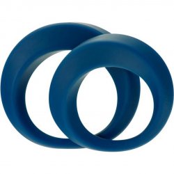 Linx Perfect Twist 2 Pack Cock Ring Set - Blue Sex Toy Linx Perfect Twist 2 Pack Cock Ring Set - Blue Sex Toy