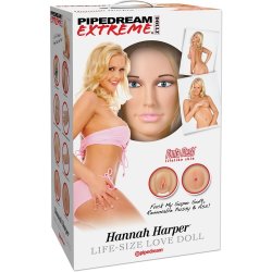 Pipedream Extreme Dollz: Hanna Harper Love Doll Sex Toy Pipedream Extreme Dollz: Hanna Harper Love Doll Sex Toy