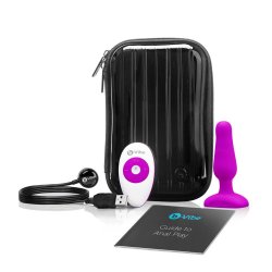 B-Vibe Novice Plug - Fuchsia Sex Toy B-Vibe Novice Plug - Fuchsia Sex Toy