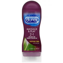 Durex Massage & Play Soothing Touch 2 in 1 Lubricant - Aloe Vera - 6.7oz. Durex Massage & Play Soothing Touch 2 in 1 Lubricant - Aloe Vera - 6.7oz. Boxcover