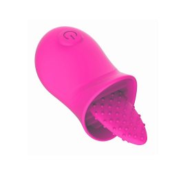 Curious Tickled Pink Tongued Mini Vibe Boxcover