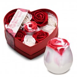 The Rose Lovers Clit Suction Rose Gift Box - Red Swirl Boxcover