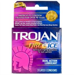Trojan Fire & Ice Lubricated - 3 Pack Trojan Fire & Ice Lubricated - 3 Pack Boxcover