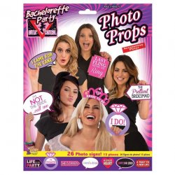 Bachelorette Party Photo Props - 26 Photo Signs Bachelorette Party Photo Props - 26 Photo Signs Boxcover
