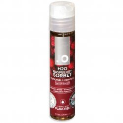 Jo H2o Raspberry Sorbet Flavored Lube - 1oz Jo H2o Raspberry Sorbet Flavored Lube - 1oz Boxcover