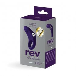 VeDO Rev Rechargeable Couples C Ring - Purple | Sex Toys & Adult