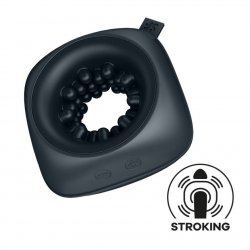 Satisfyer Vibrating Ring Stroker - Black Boxcover