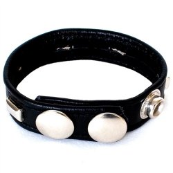 Studded Sewn Leather Cock Ring Studded Sewn Leather Cock Ring Boxcover