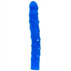 Raging Hard-Ons Slimline - Cobalt Blue Jellie Dong 10" Sex Toy Raging Hard-Ons Slimline - Cobalt Blue Jellie Dong 10" Sex Toy