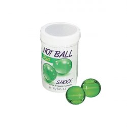 Hot Balls Plus - Shock - 2 Lube Balls Sex Toy Hot Balls Plus - Shock - 2 Lube Balls Sex Toy