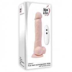 Adam's True Feel Rechargeable Dildo Sex Toy Adam's True Feel Rechargeable Dildo Sex Toy