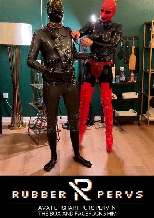 Ava Fetishart Puts Perv In The Box And Facefucks Him