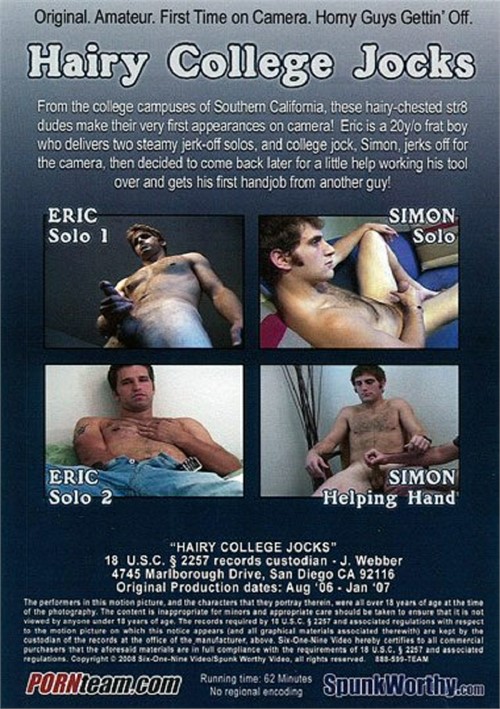 500px x 709px - Hairy College Jocks | Spunk Worthy Video Gay Porn Movies @ Gay DVD Empire