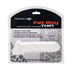 Perfect Fit: Fat Boy Thin - 7.5" - Clear Sex Toy Perfect Fit: Fat Boy Thin - 7.5" - Clear Sex Toy