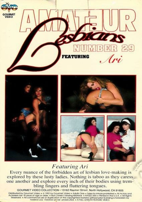 Amateur Lesbians 29 1992 Gourmet Video Adult Dvd Empire
