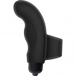 Finger Tease Vibe - Black Sex Toy Finger Tease Vibe - Black Sex Toy