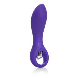 Vibrating Silicone Booty Probe - Purple Vibrating Silicone Booty Probe - Purple Boxcover