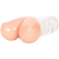 Cyberskin Ice Action View Tit Fuck Stroker Sex Toy Cyberskin Ice Action View Tit Fuck Stroker Sex Toy