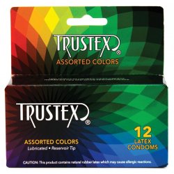 Trustex Assorted Colors - 12 Pack Trustex Assorted Colors - 12 Pack Boxcover
