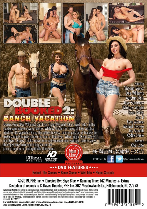 500px x 709px - Double Booked 2: Ranch Vacation (2019) | Adam & Eve | Adult DVD Empire