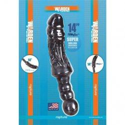 The Warden 14" Double Ended Insertable Pleaser The Warden 14" Double Ended Insertable Pleaser Boxcover