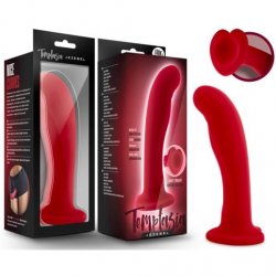 Temptasia - Jezebel Curved Dildo - Crimson Red Temptasia - Jezebel Curved Dildo - Crimson Red Boxcover