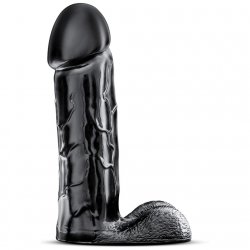 Jet Brutalizer 15" Super Sized Realistic Dildo - Black Sex Toy
