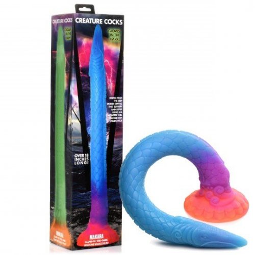 Hell Kiss Twisted Tongues Silicone Dildo