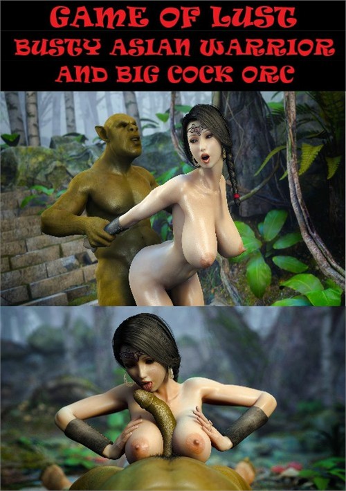 Busty Asian Warrior Fucked By Big Cock Orc In The Woods