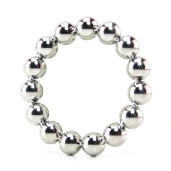 Master Series: Meridian Steel Beaded Cockring - 2" Sex Toy Master Series: Meridian Steel Beaded Cockring - 2" Sex Toy