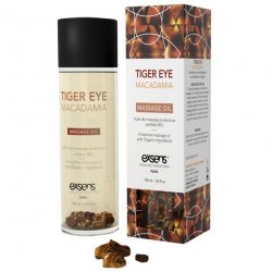 EXSENS of Paris Organic Massage Oil w/Stones - Tiger Eye Macadamia EXSENS of Paris Organic Massage Oil w/Stones - Tiger Eye Macadamia Boxcover