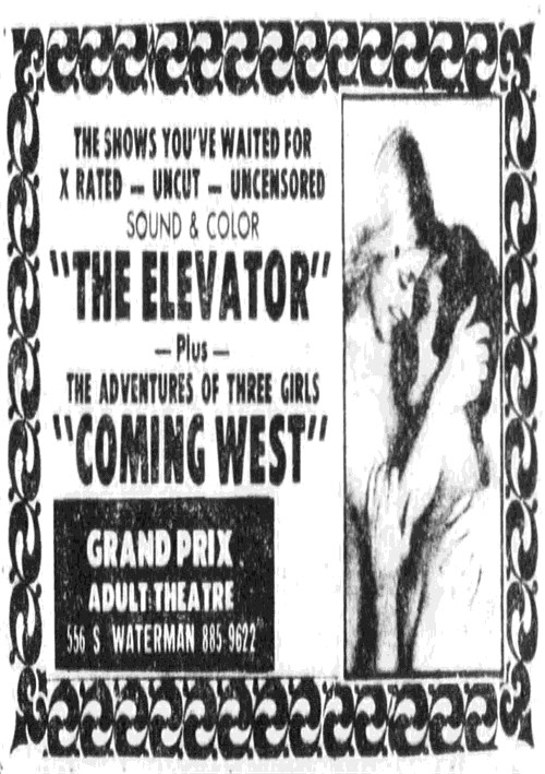 Porn Gran Prix 1971 - Coming West (1971) | Peekarama | Adult DVD Empire