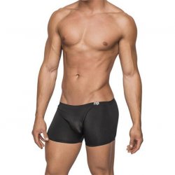 Male Power: Seamless Sleek Short w/ sheer pouch - Black - Large Sex Toy Male Power: Seamless Sleek Short w/ sheer pouch - Black - Large Sex Toy